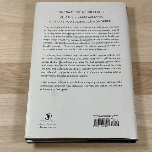 The Magnolia Story - Hardcover Chip and Joanna Gaines - VG - Picture 3 of 6